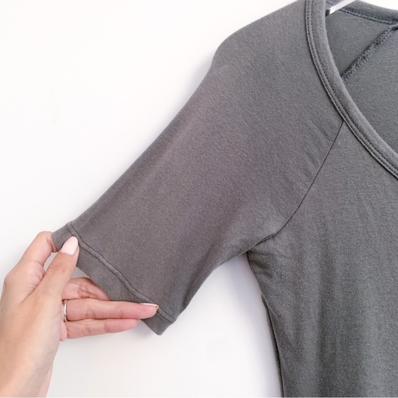 James Perse Ruched Raglan Mini Dress 1 - Picture 5 of 8